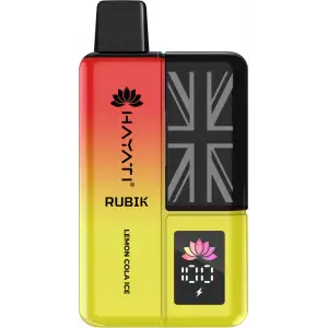 Lemon Cola Ice Hayati Rubik 7k Disposable Vape Kit